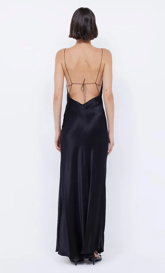 Bec Bridge Prom Dresses AYALA COWL MAXI DRESS Black 8211 Women