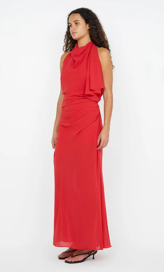 Bec Bridge Prom Dresses CLARICE DRAPE DRESS Rouge 8211 Women