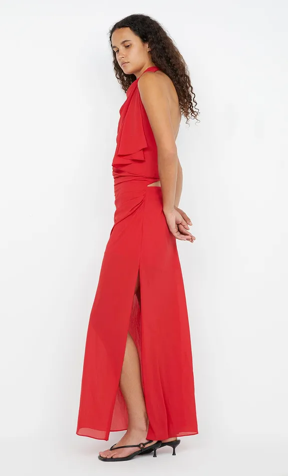 Bec Bridge Prom Dresses CLARICE DRAPE DRESS Rouge 8211 Women