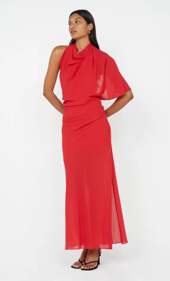 Bec Bridge Prom Dresses CLARICE DRAPE DRESS Rouge 8211 Women