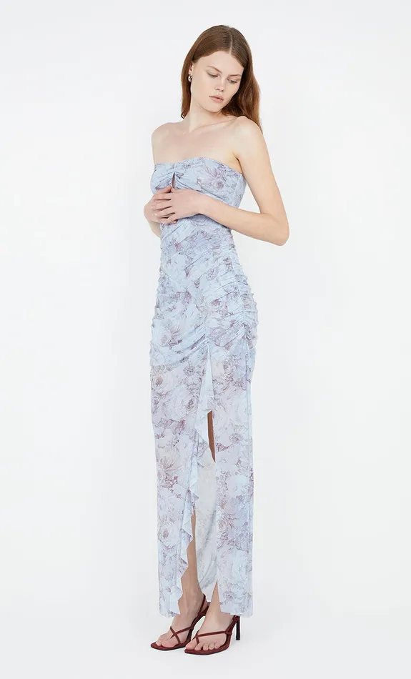 Bec Bridge Prom Dresses DANICA STRAPLESS DRESS Chambray Rose 8211 Women