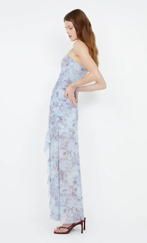 Bec Bridge Prom Dresses DANICA STRAPLESS DRESS Chambray Rose 8211 Women