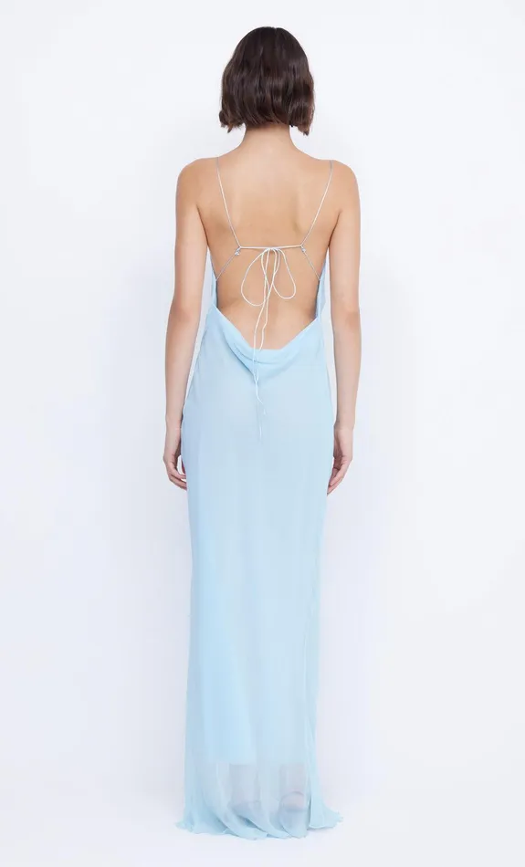 Bec Bridge Prom Dresses ELZETTE SPLIT MAXI DRESS Dolphin Blue 8211 Women
