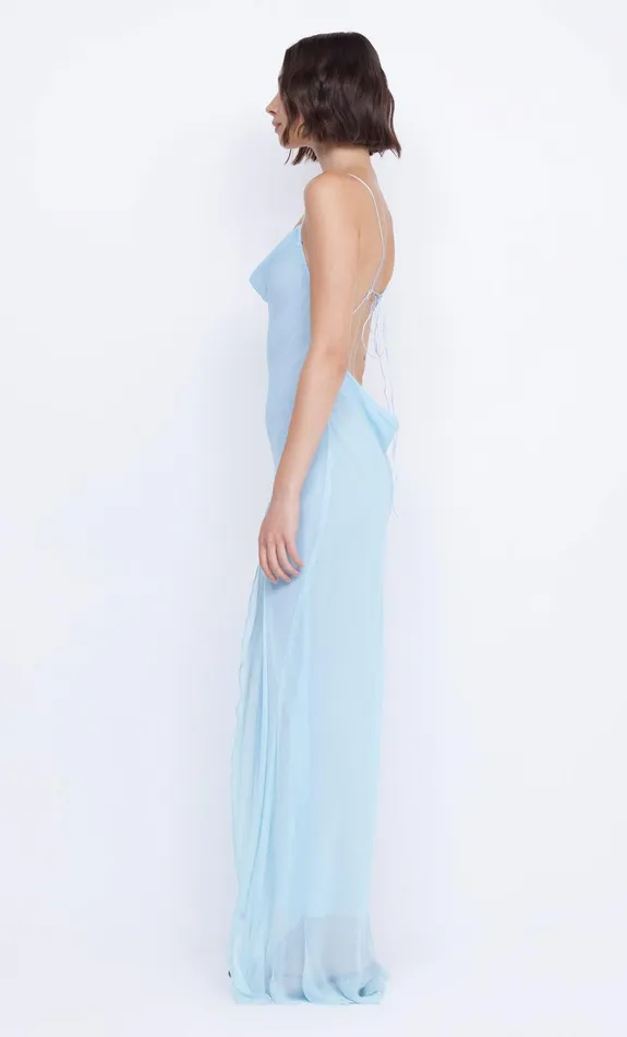 Bec Bridge Prom Dresses ELZETTE SPLIT MAXI DRESS Dolphin Blue 8211 Women