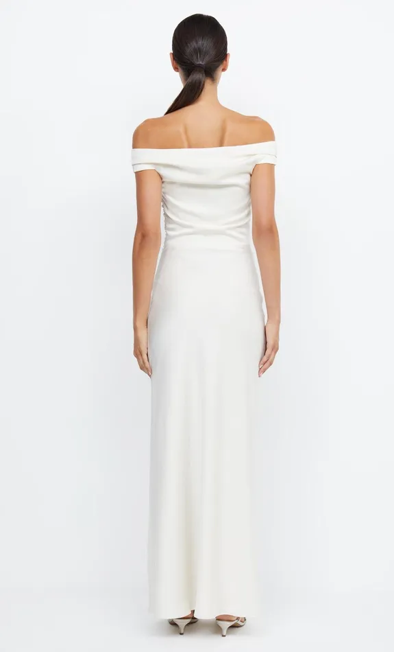 Bec Bridge Prom Dresses ETERNITY OFF SHOULDER MAXI Cream 8211 Women