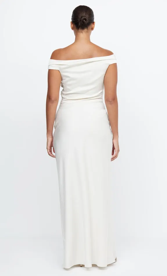Bec Bridge Prom Dresses ETERNITY OFF SHOULDER MAXI Cream 8211 Women