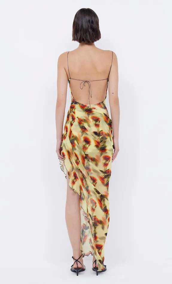 Bec Bridge Prom Dresses FIORE ASYM MAXI DRESS Citrus Rose 8211 Women