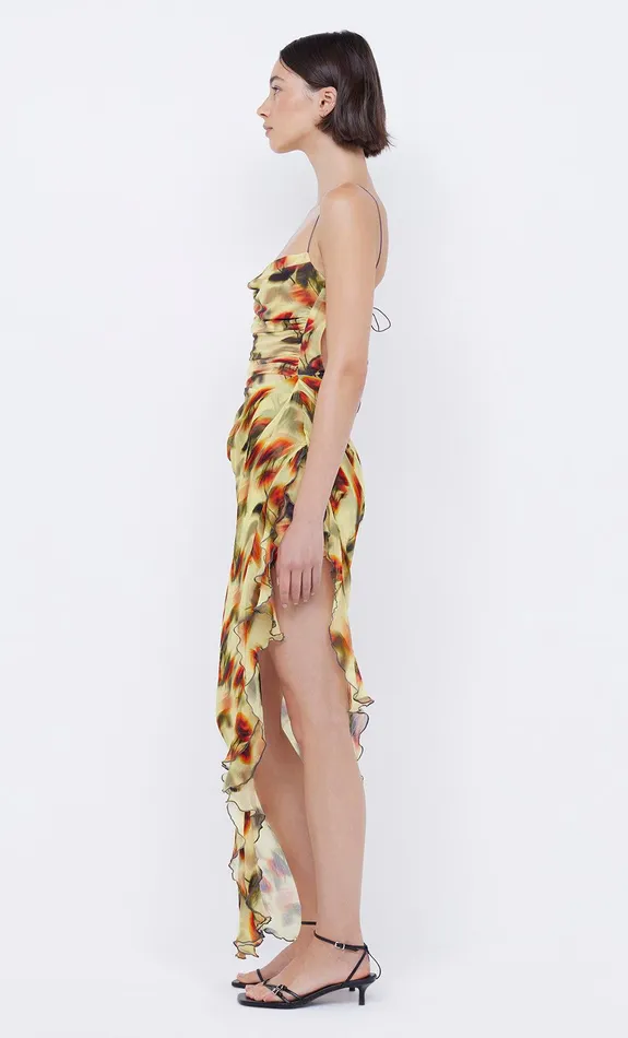 Bec Bridge Prom Dresses FIORE ASYM MAXI DRESS Citrus Rose 8211 Women