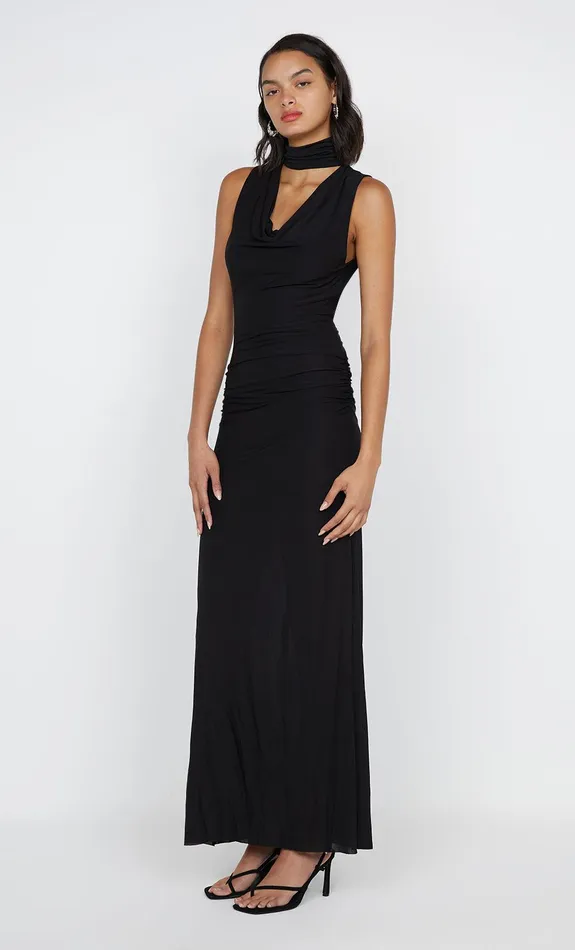 Bec Bridge Prom Dresses GIGI HIGH NECK DRESS Black 8211 Women