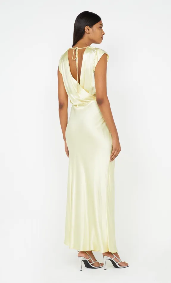 Bec Bridge Prom Dresses MOON DANCE MAXI DRESS Ice Yellow 8211 Women