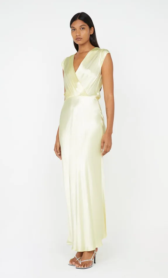Bec Bridge Prom Dresses MOON DANCE MAXI DRESS Ice Yellow 8211 Women