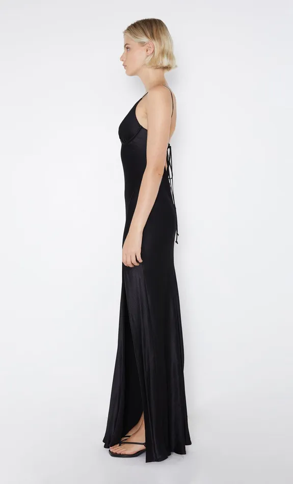 Bec Bridge Prom Dresses REN SPLIT MAXI DRESS Black 8211 Women