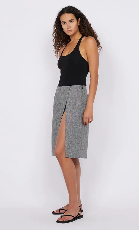 Bec Bridge Skirts AYEN MIDI SKORT Charcoal 8211 Women