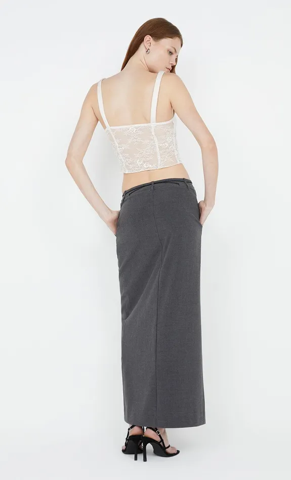 Bec Bridge Skirts NAIDA PANEL SKIRT Charcoal 8211 Women