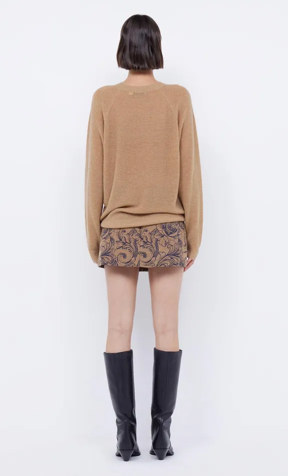 Bec Bridge Skirts SUNSET RIDER MINI SKIRT Rose Jacquard 8211 Women