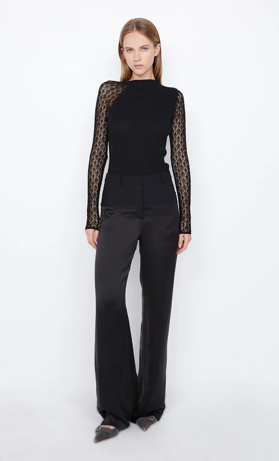 Bec Bridge Tops CHANTELLE LONG SLEEVE TOP Black 8211 Women