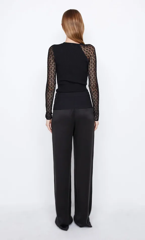 Bec Bridge Tops CHANTELLE LONG SLEEVE TOP Black 8211 Women