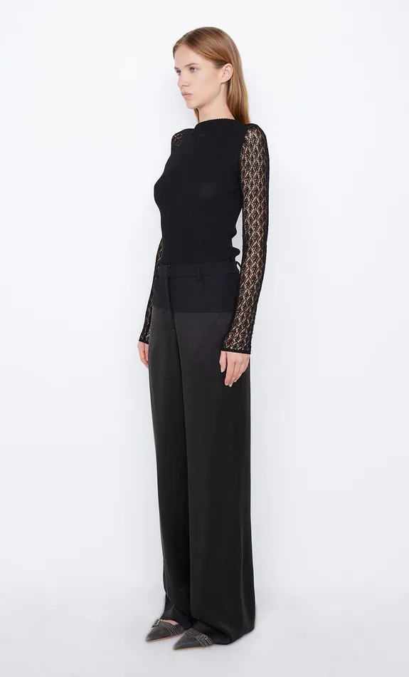 Bec Bridge Tops CHANTELLE LONG SLEEVE TOP Black 8211 Women
