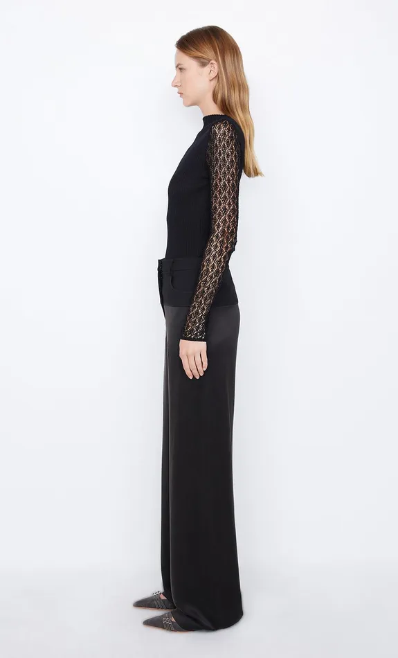 Bec Bridge Tops CHANTELLE LONG SLEEVE TOP Black 8211 Women