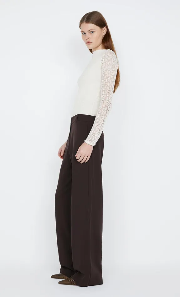 Bec Bridge Tops CHANTELLE LONG SLEEVE TOP Ivory 8211 Women