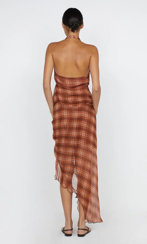 Bec Bridge Tops DEVI HALTER TOP Desert Check 8211 Women