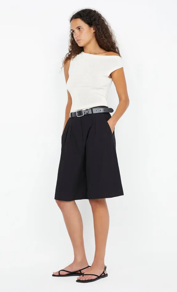 Bec Bridge Tops ELANAH KNIT ASYM TOP White 8211 Women
