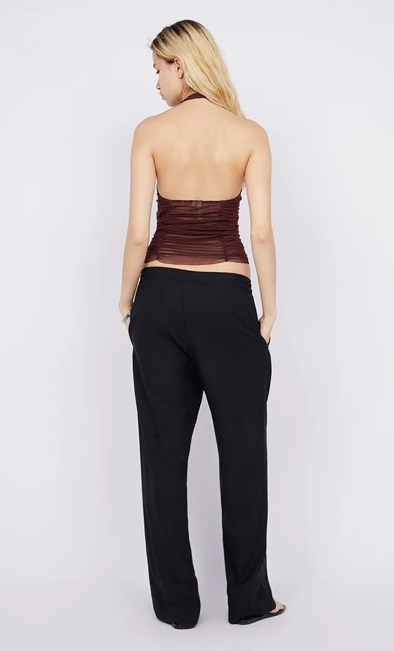 Bec Bridge Tops ESSIE HALTER TOP Deep Plum 8211 Women