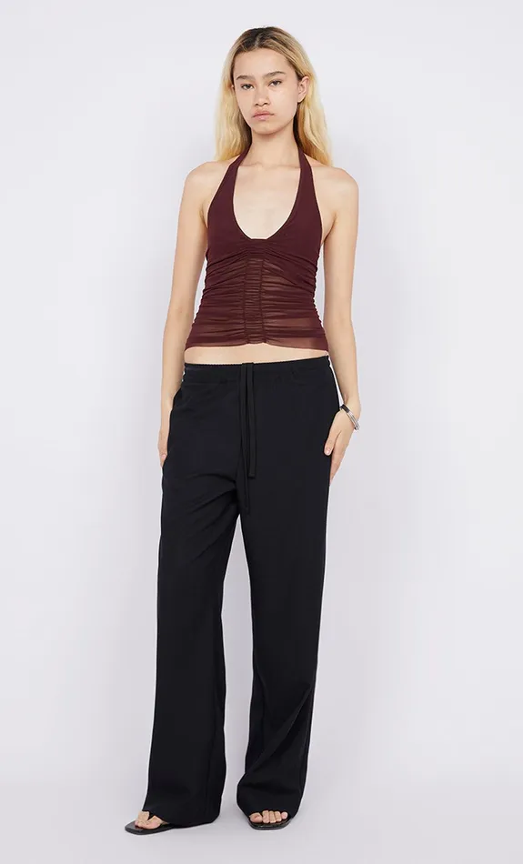 Bec Bridge Tops ESSIE HALTER TOP Deep Plum 8211 Women