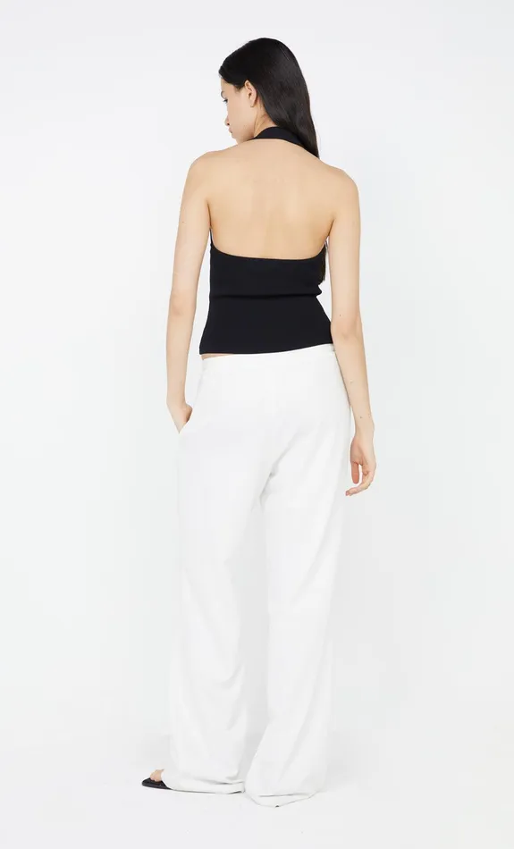 Bec Bridge Tops ILORA KNIT HALTER TOP Black 8211 Women