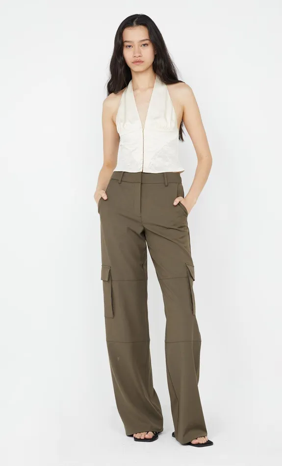 Bec Bridge Tops LAWENA HALTER TOP Ivory 8211 Women