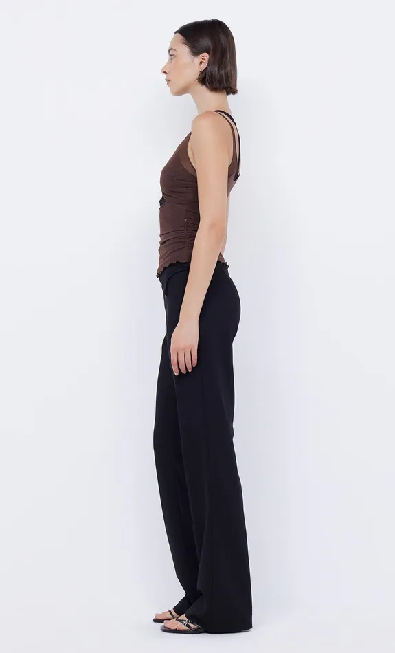 Bec Bridge Tops LOANI LAYERED CAMI Chocblack 8211 Women