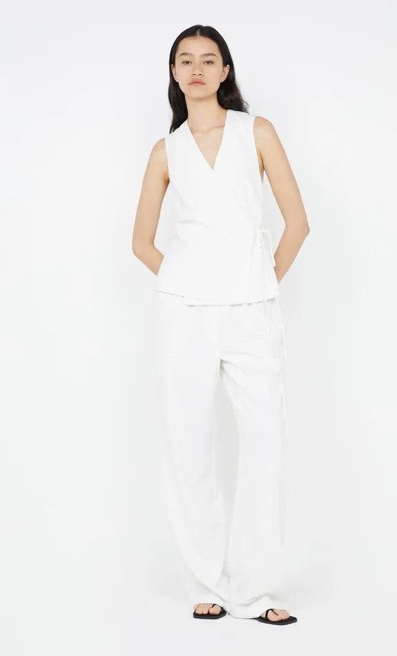 Bec Bridge Tops NINAH TIE VEST White 8211 Women