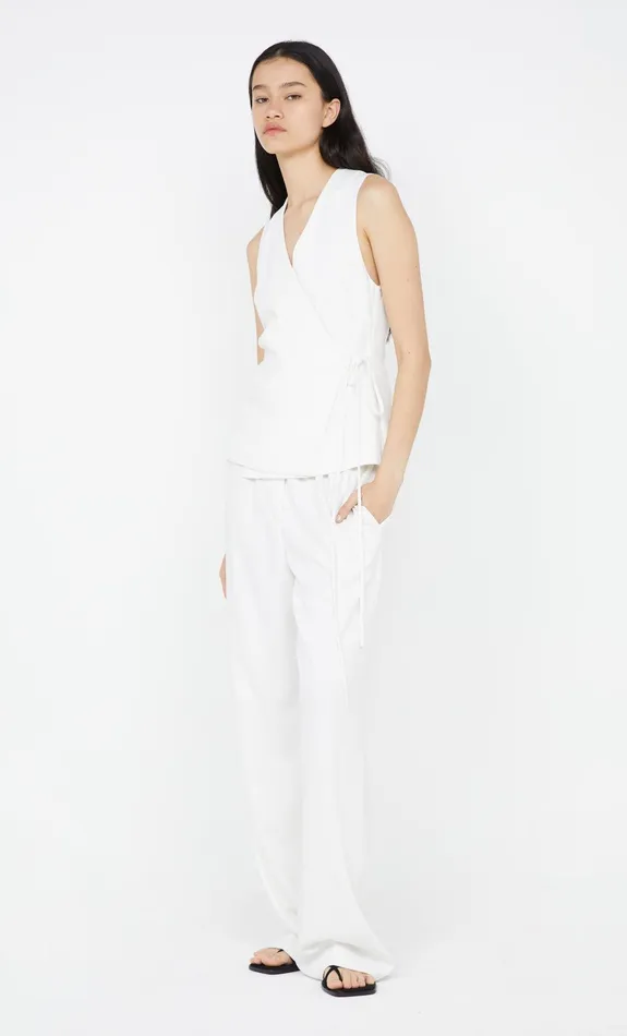 Bec Bridge Tops NINAH TIE VEST White 8211 Women