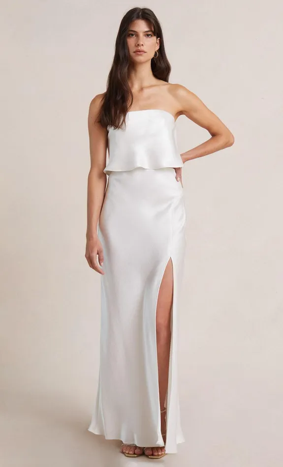 Bec Bridge Tops THE DREAMER STRAPLESS TOP Ivory 8211 Women