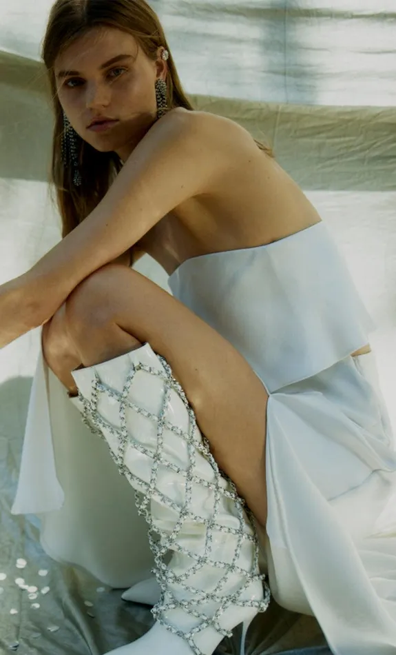 Bec Bridge Tops THE DREAMER STRAPLESS TOP Ivory 8211 Women