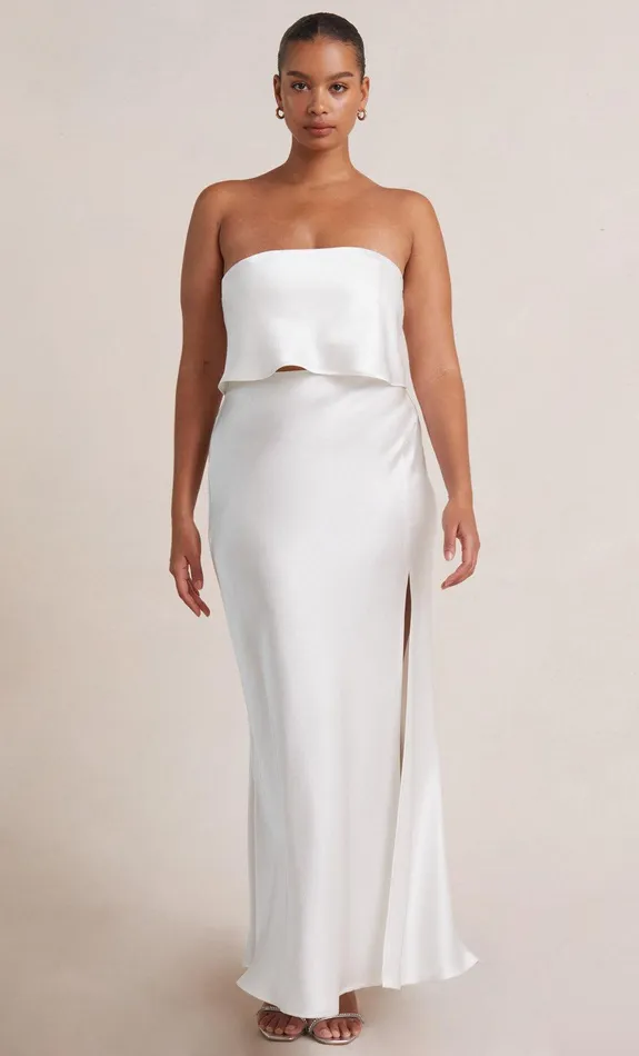 Bec Bridge Tops THE DREAMER STRAPLESS TOP Ivory 8211 Women