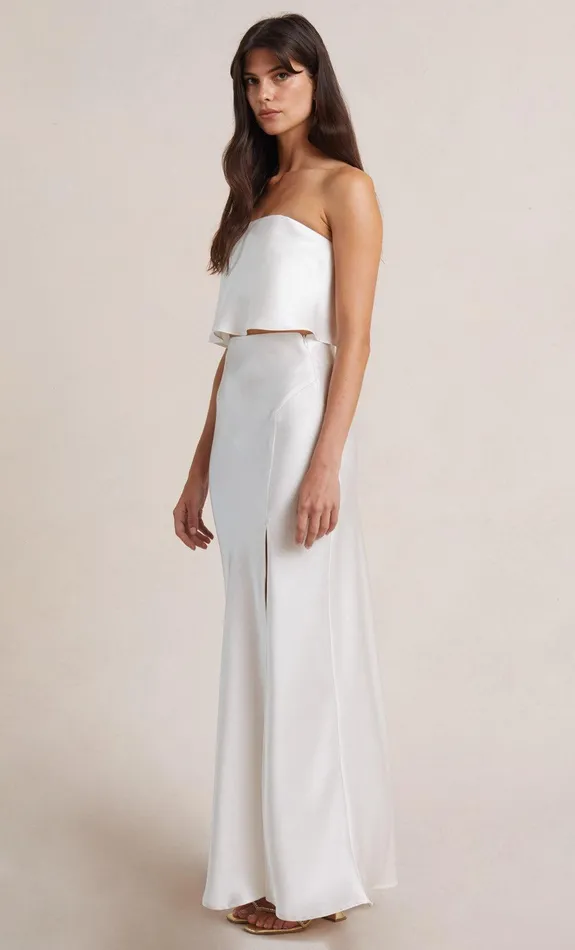 Bec Bridge Tops THE DREAMER STRAPLESS TOP Ivory 8211 Women