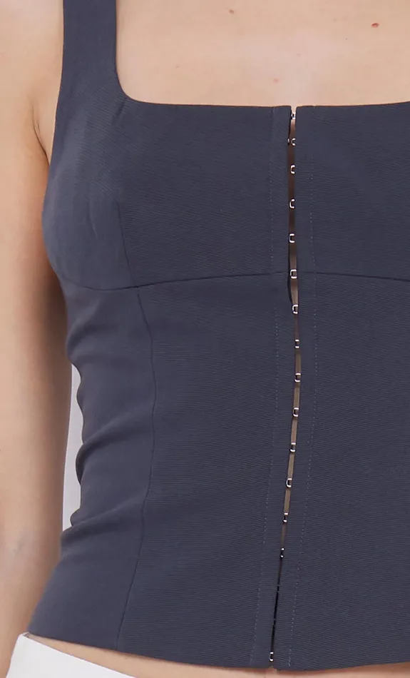 Bec Bridge Tops WYNONA BUSTIER Charcoal 8211 Women