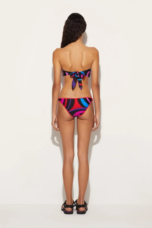 Bikini Women PUCCI MarmoPrint Bandeau Bikini Top