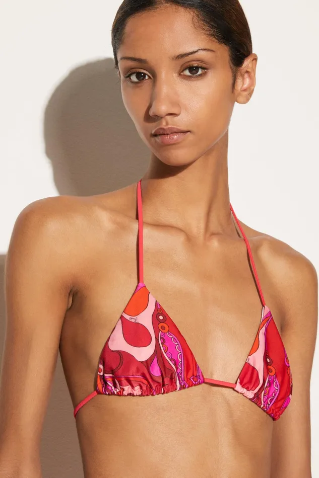 Bikini Women PUCCI OrchideePrint Bikini Top