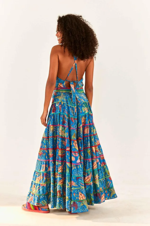 Blue Ocean Stories Maxi Dress Women Farm Rio Maxi Dresses