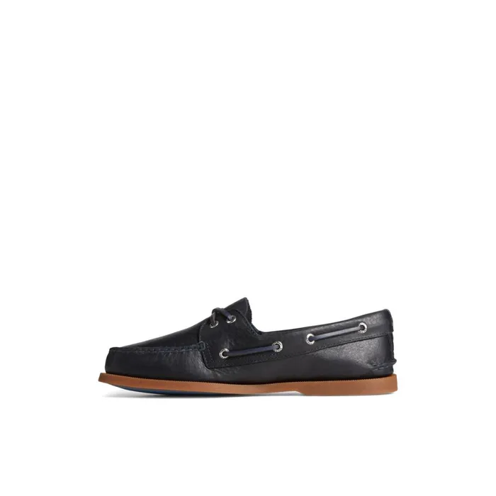 Boat Shoes Men Sperry Authentic Original Pull Up Leather Boat Shoe Navy
