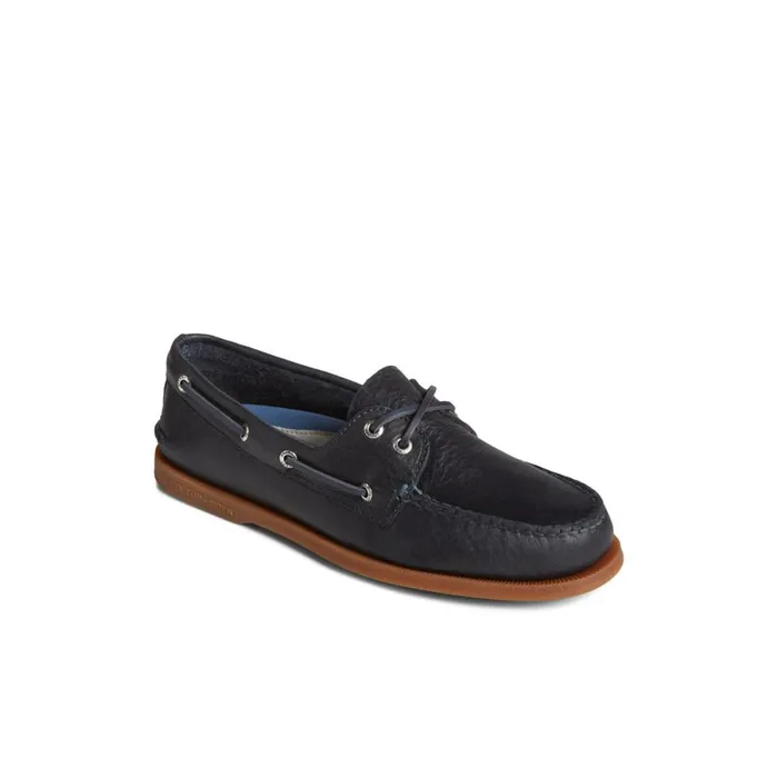 Boat Shoes Men Sperry Authentic Original Pull Up Leather Boat Shoe Navy