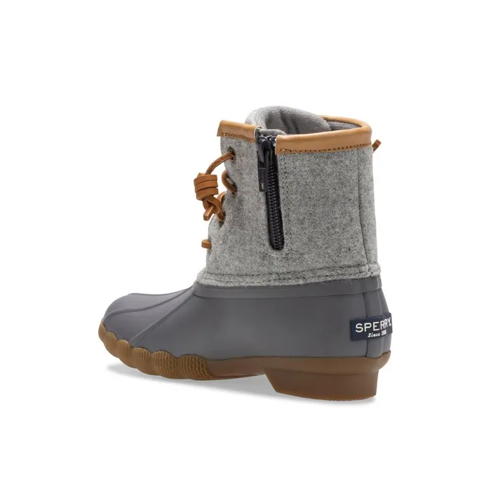 Boots Kids Sperry Saltwater Wool Duck Boot Grey