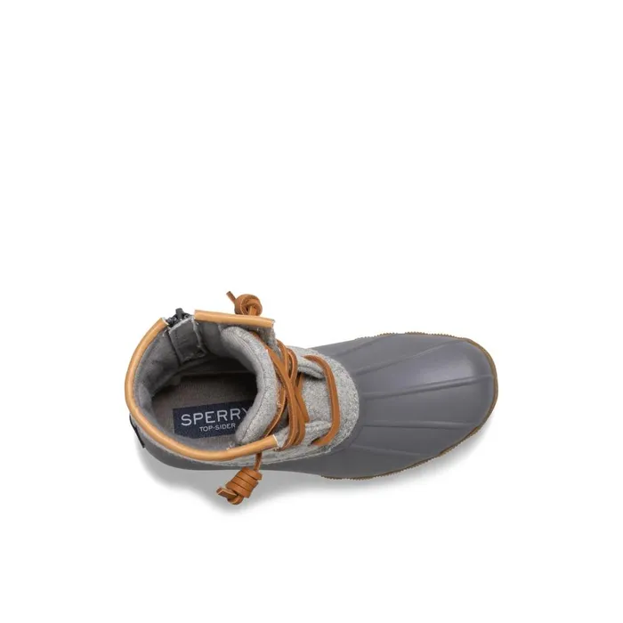 Boots Kids Sperry Saltwater Wool Duck Boot Grey