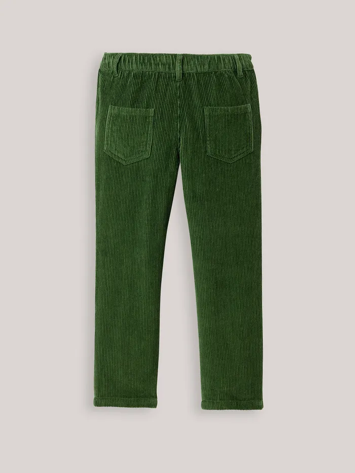 Boys Cyrillus Clothing Corduroy Trousers Vert Fougere