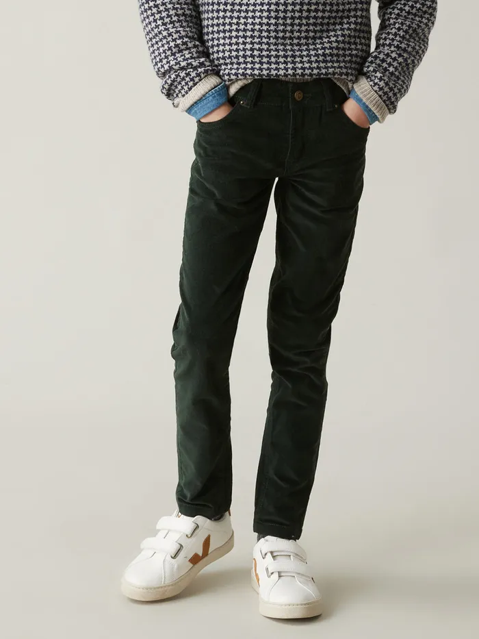 Boys Cyrillus Clothing SlimFit Corduroy Trousers