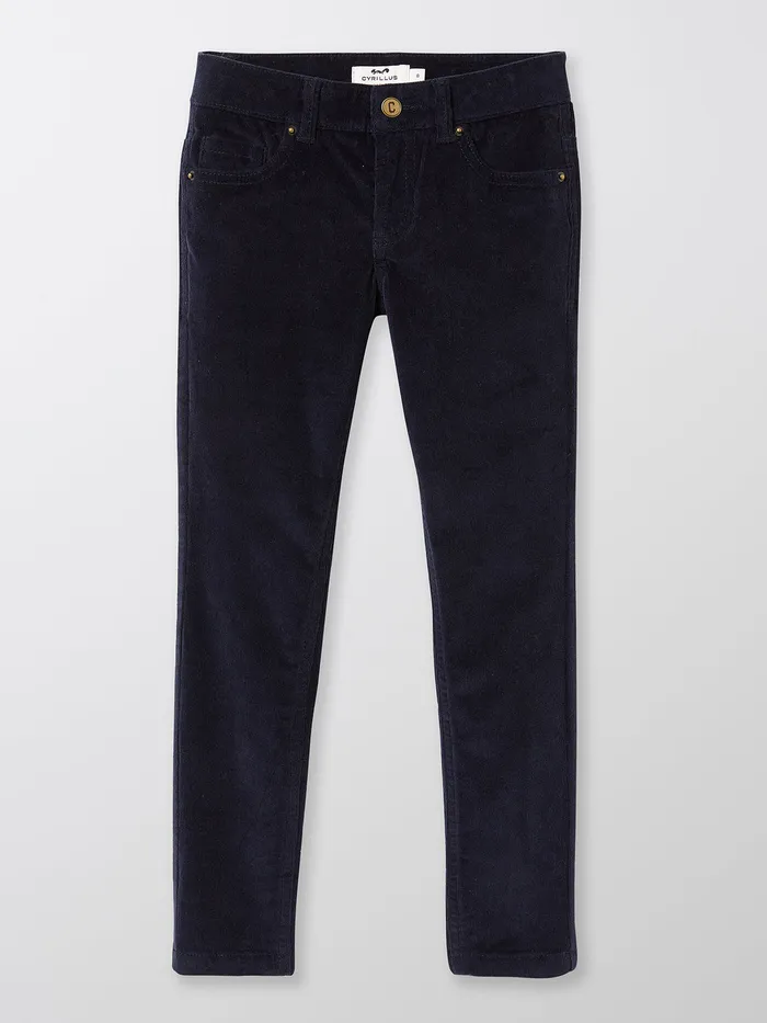 Boys Cyrillus Clothing SlimFit Corduroy Trousers