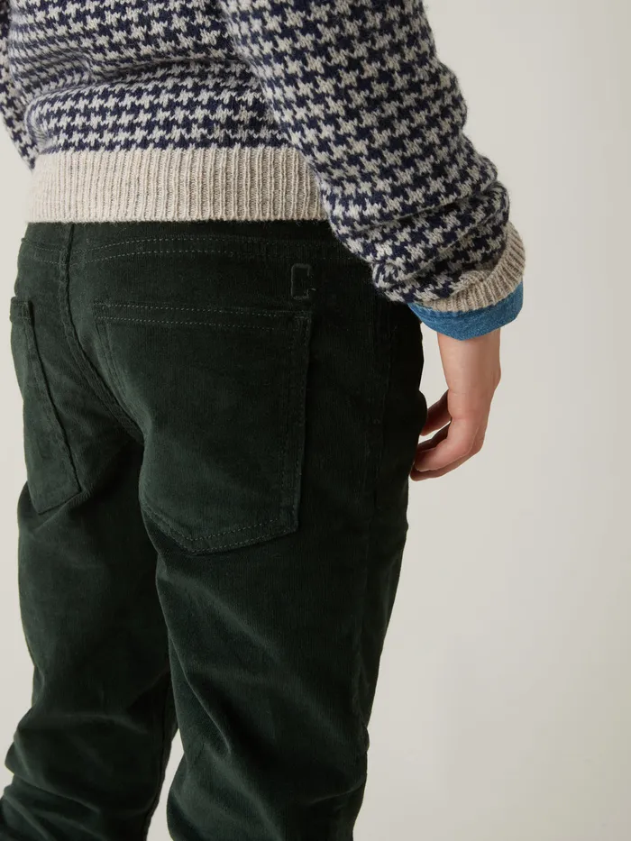 Boys Cyrillus Clothing SlimFit Corduroy Trousers