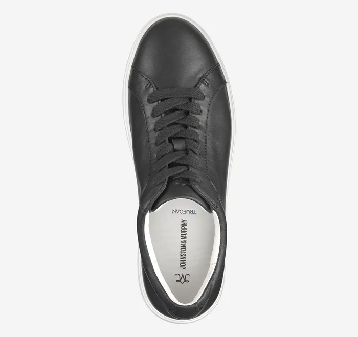 Cammie LaceUp Black Tumbled Full Grain Women Women8217s Shoes Johnston and Murphy